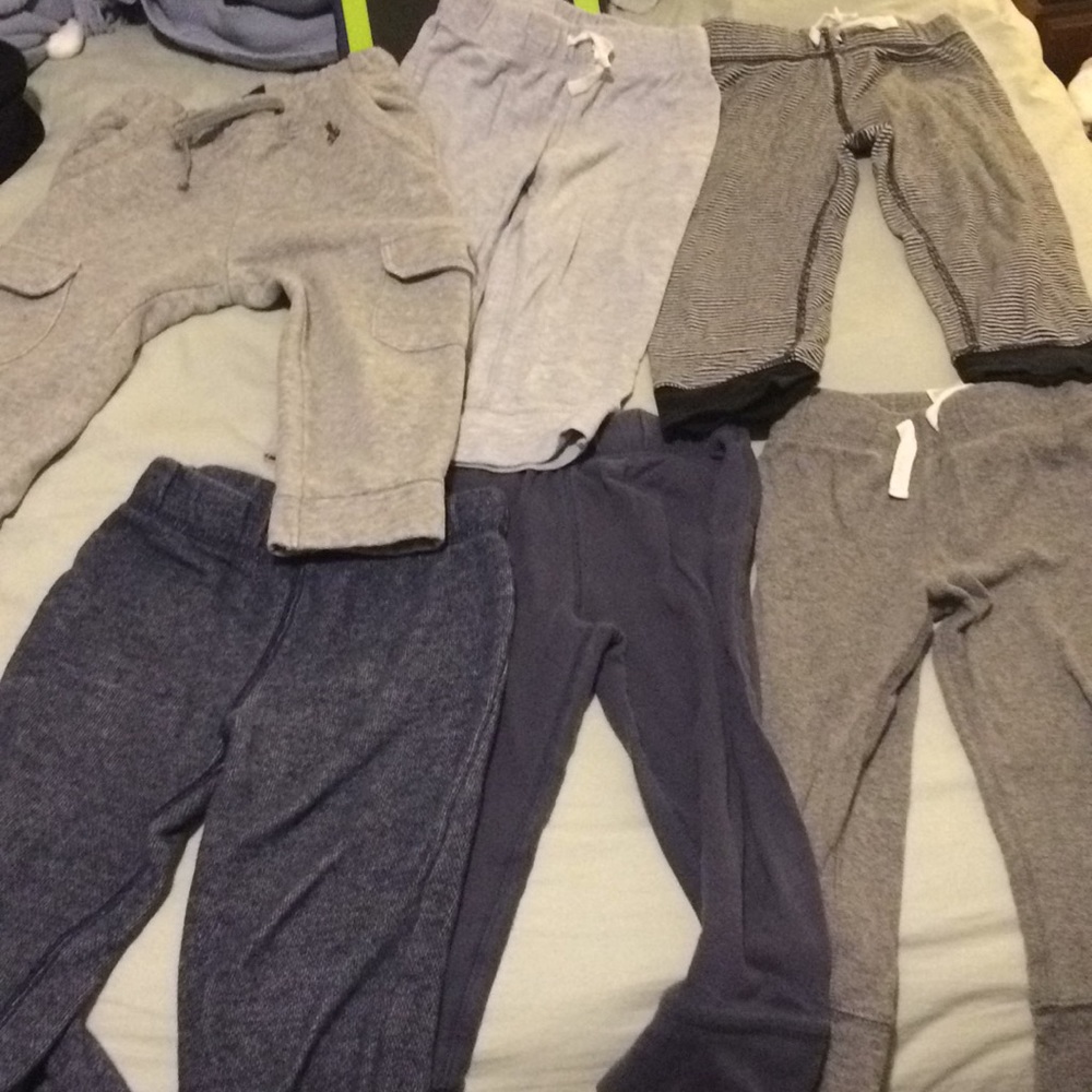 8 24 months boy pants. 7 carters 1 gap